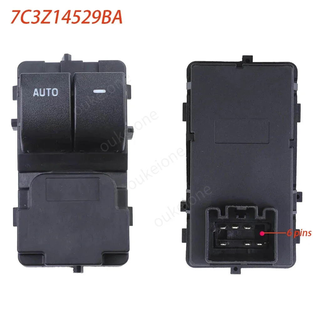 7C3Z-14529-BA 7C3Z14529BA Master Power Window Control Switch Lifter Button Parts for Ford E350 2009-2019 Car Accessories