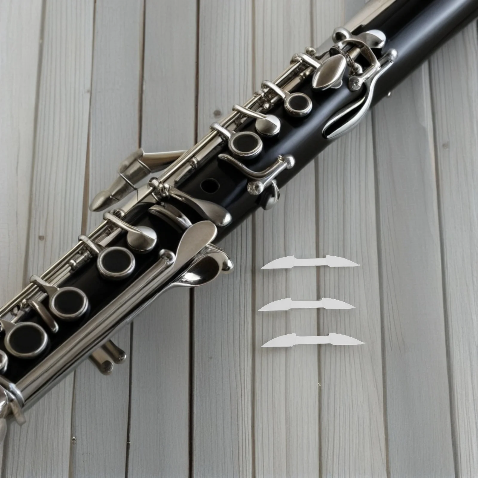 

10Pcs Durable Reusable Anti-Slip Flute Positioning Stickers 0.2mm Thin Self-Adhesive for Enhanced Control Precision Performance