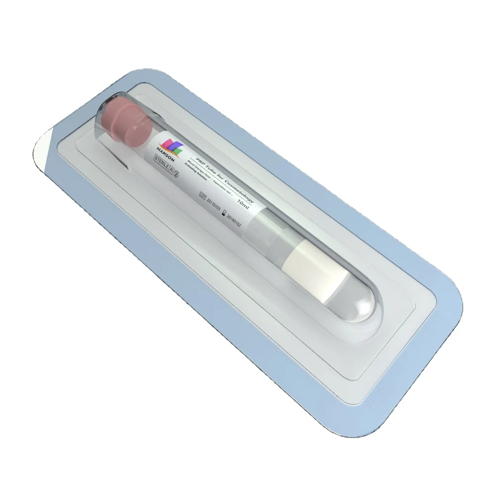 PRPMANSON 10ml Platelet Rich Plasma Calcium Chloride Activator Tube