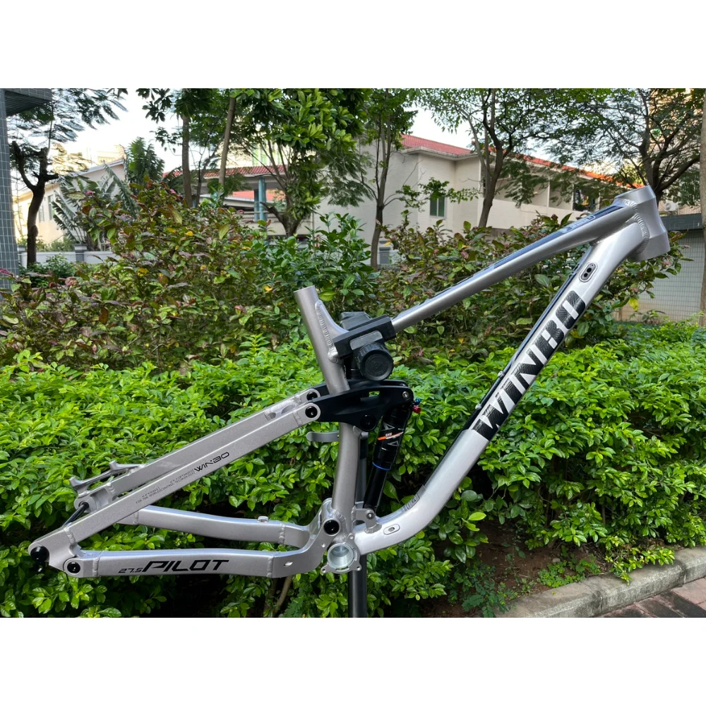 F.YUZHE 27.5/29inch AM Class Trail Full Suspension Aluminum Alloy Frame Barrel Pumping 148*12mm DH Downhill Soft Tail Bike Frame