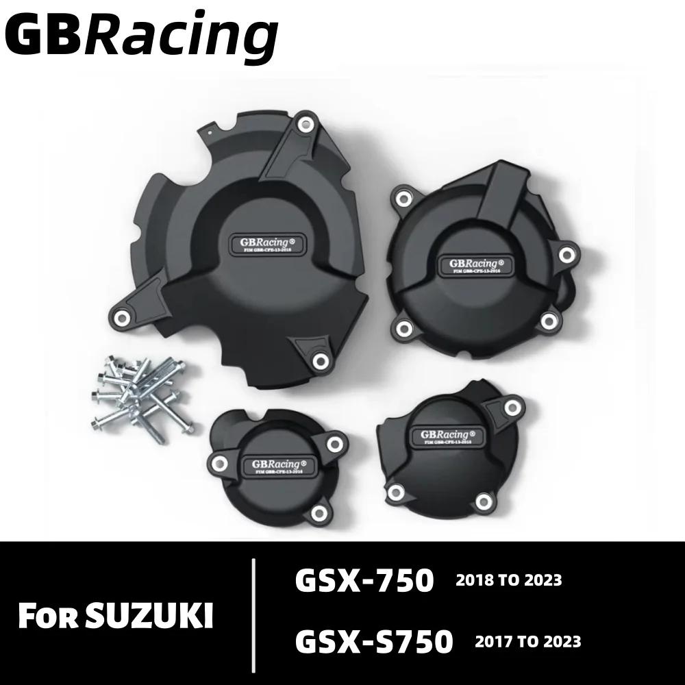 

GBRacing GSX-S750 2017-2023 GSX-750 2018-2023 For SUZUKI Motorcycle Clutch, Water Pump, Transmission, Engine Hood Protector