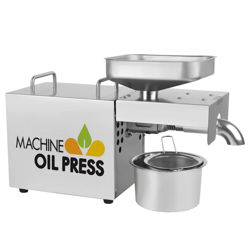

LBT02 Oil Press Machine Stainless Steel Avocado Castor Coconut Flaxseed Peanut Sunflower Cold Mini Oil Extractor
