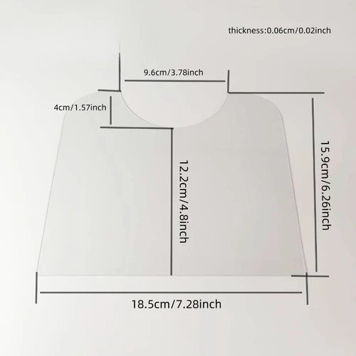 Imagen 2 del producto Golpeador de guitarra clásica transparente, placa protectora de PVC autoadhesiva, placa rascadora para guitarra acústica