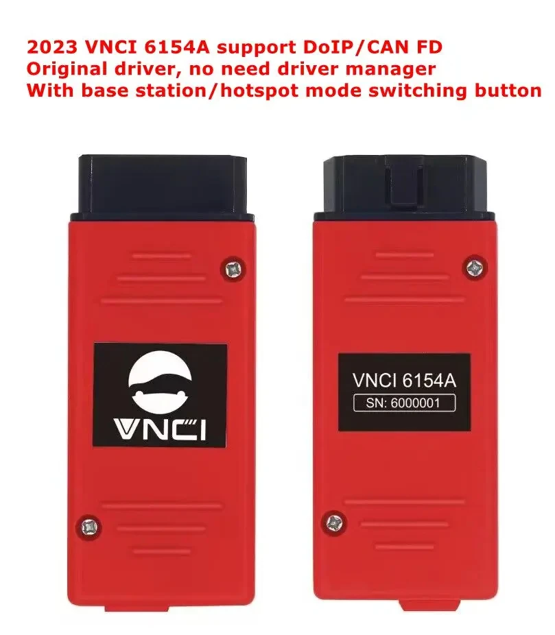 VNCI 6154 6154A V9.10 Support CAN FD DoIP Protocol Original Driver Cover SVCI 6154 VAS6154 DOIP For Audi VW Seat Skoda Bentley