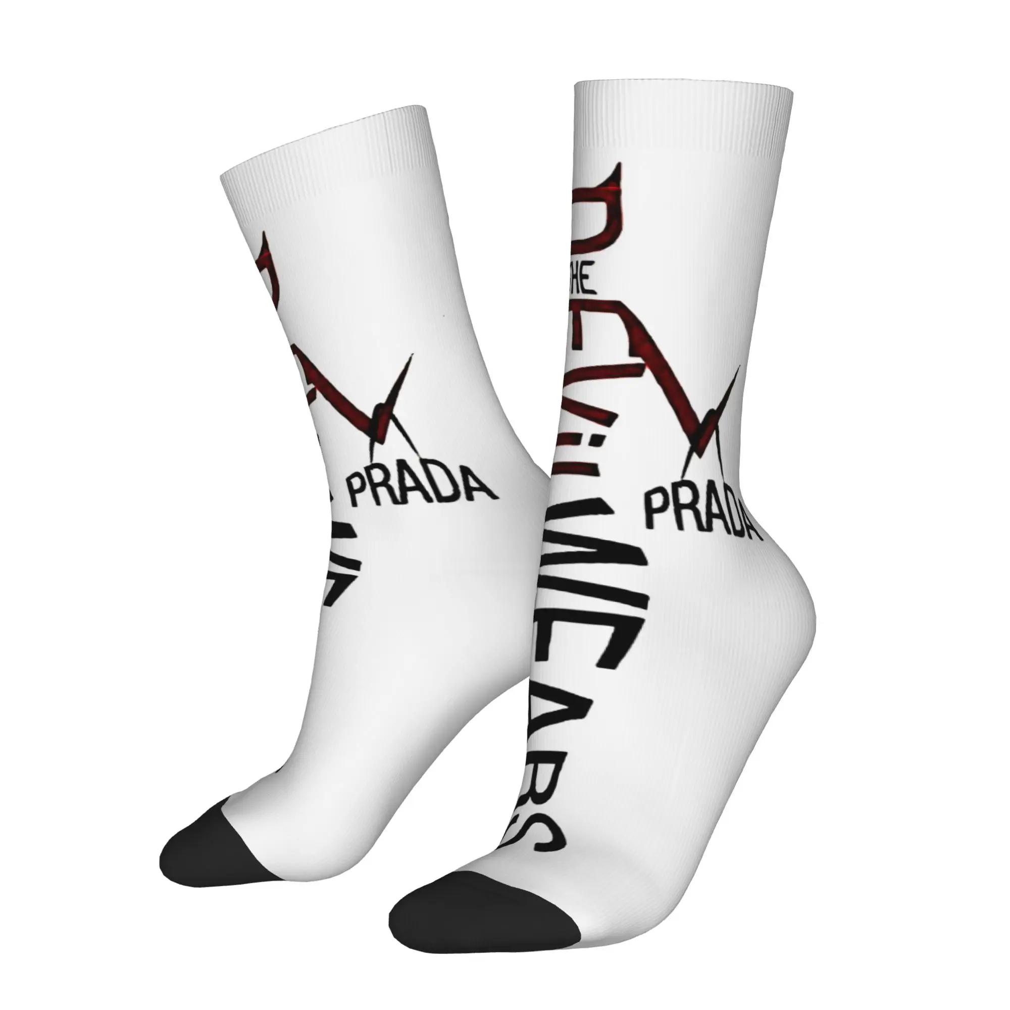 1 Pair Hip Hop Retro Girded Loins Survivor Crazy Men's Sock The Devil Wear Harajuku Pattern Printed Funny Sock