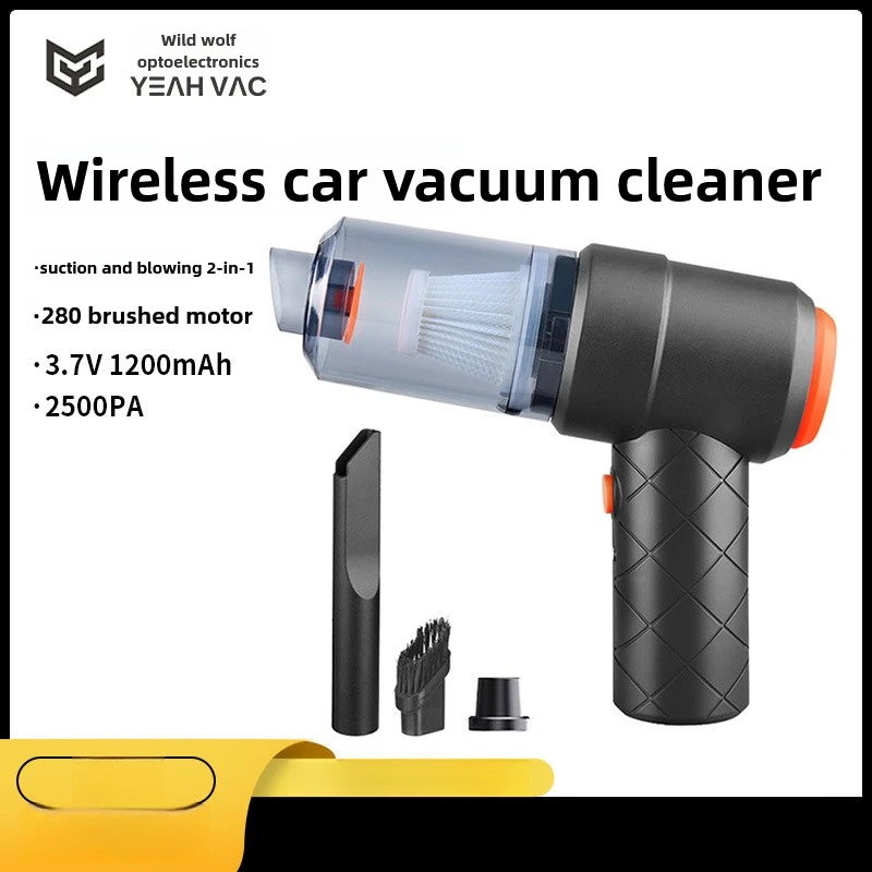 New USB Car Vacuum Cleaner Wireless Handheld Portable Mini Blower for Home Car