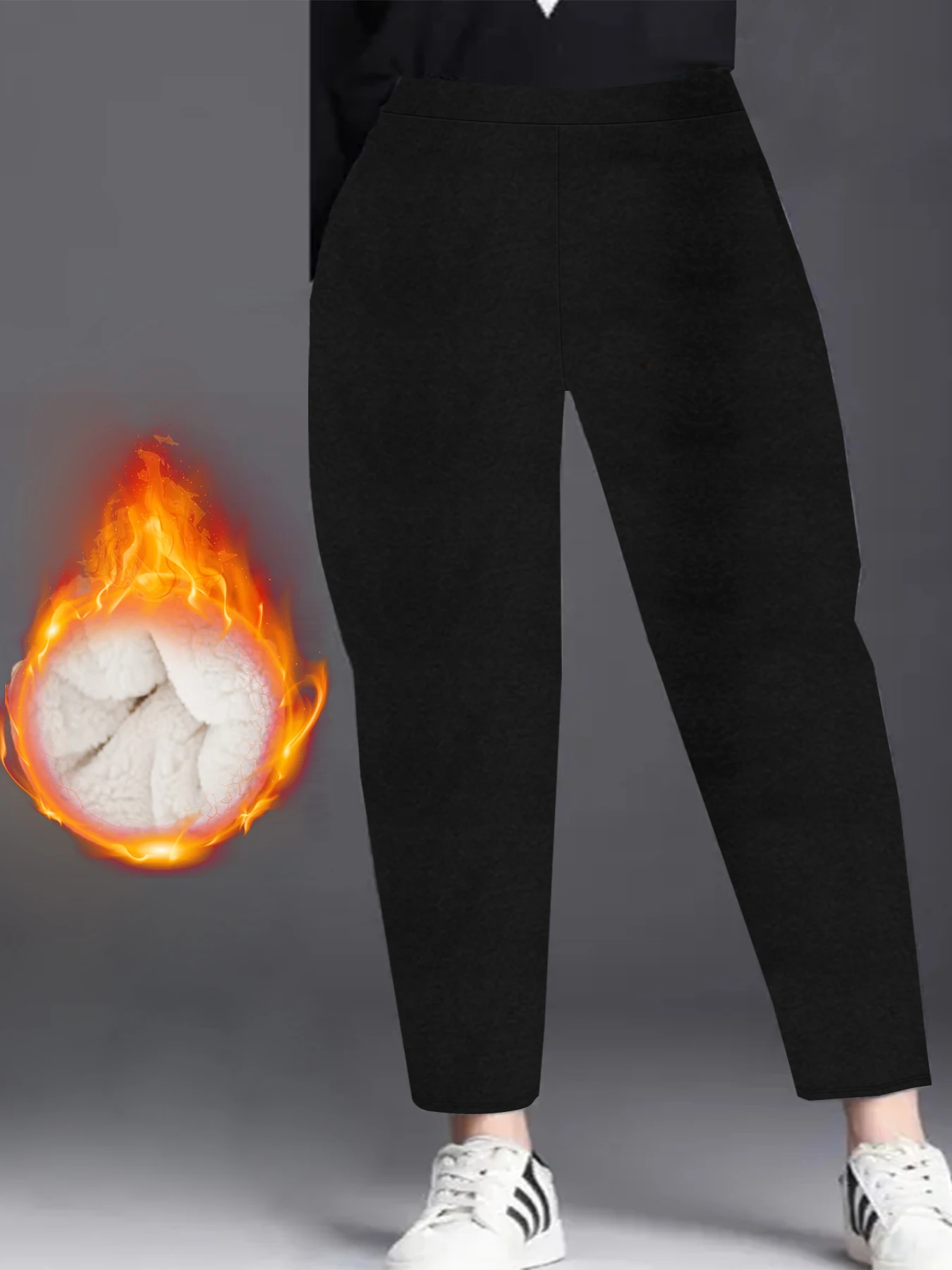 New autumn and winter styles with plush, plus size, high elasticity fabric, ultimate waist and hip tight yoga pants