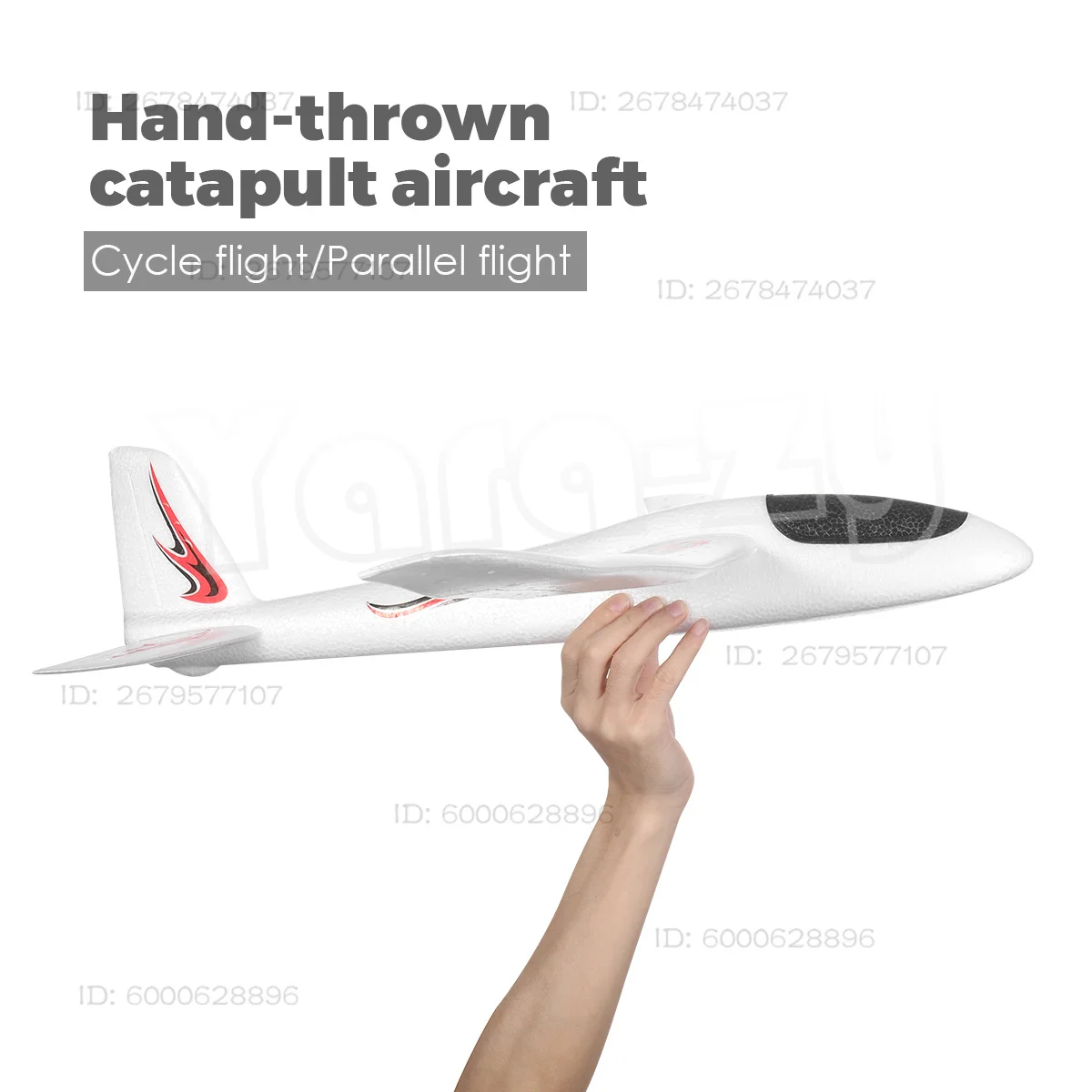 99cm大型フォーム飛行機グライダー-手投げ飛行機-子供用飛行機グライダー-バブル飛行機-子供用アウトドアスポーツおもちゃギフト