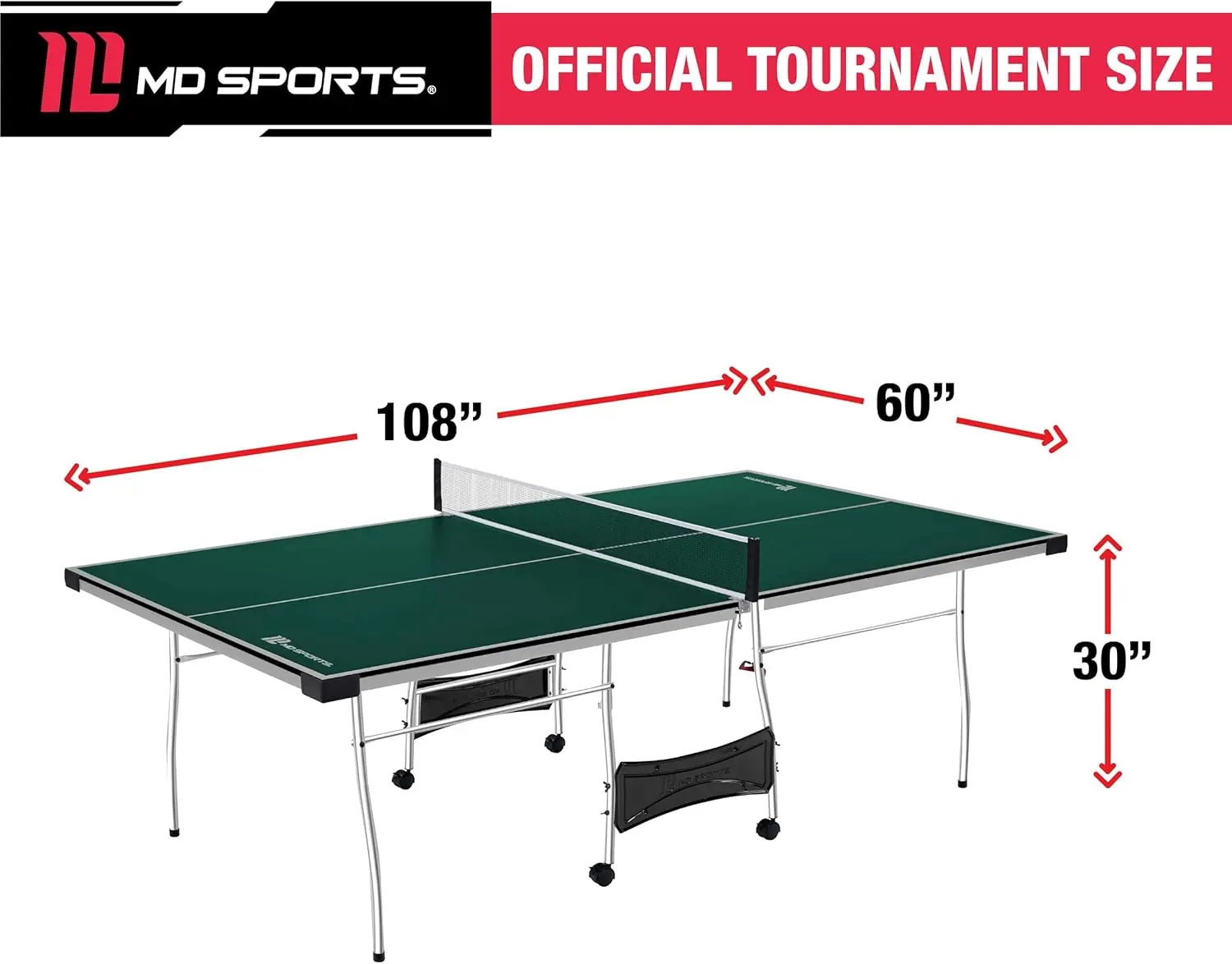 Tennis Tables Multiple Styles,  for Easy Storage with Nets Included, Perfect for Family Game Rooms