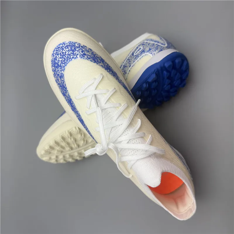 

High-top TF Studded and FG Long-stud Professional Training Soccer Shoes for Unisex with Breathable Design football boots