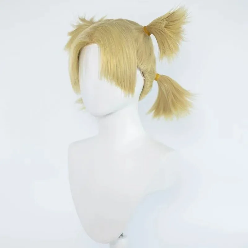 

CyHOKAGE NINJA Temari Cosplay Wig Synthetic Short Straight Wig Anime Coser Cute Girl Heat Resistant Fiber High Quality Wig Party