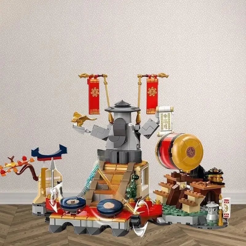 Nieuw product Ninja Arena-serie model Phantom Assembly bouwstenen jongen MOC kinderverjaardagscadeau speelgoed