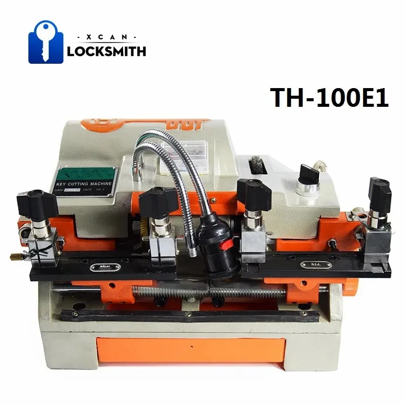 

XCAN TH-100E1 110V/220V 180W горизонтальный станок для изготовления ключей ключи двери автомат для резки слесарный инструмент резак дубликат ключей машины