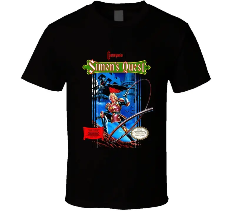 Simon's Quest Castlevania 2 Box Art T Shirt