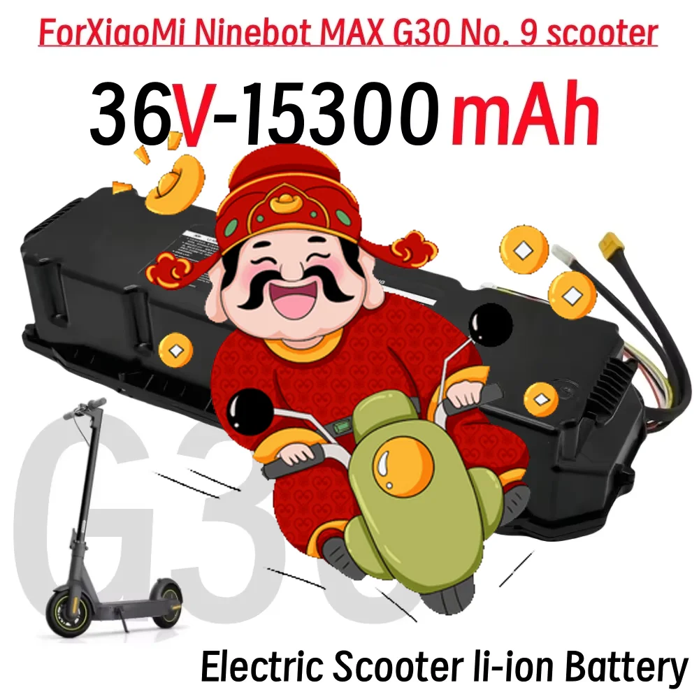 

High quality original for special 36V 15300mAh 10S6P Li-ion battery pack For Xiaomi Ninebot G30 MAX No. 9 Electric Scooter batte