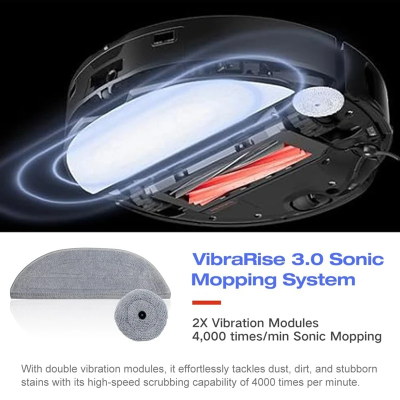 مجموعة ملحقات مكنسة كهربائية روبوت ، فرشاة جانبية دوارة ، فلتر ، قماش ممسحة ، أكياس غبار ، Xiaomi Roborock S8 Maxv Ultra