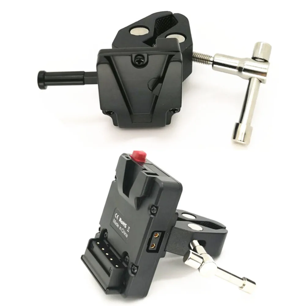 Mini V-lock V-mount Quick Release Battery Plate Power z Crab Claw Clamp Clip D-tap T-Handle do akumulatorów Sony V-lock V Mount