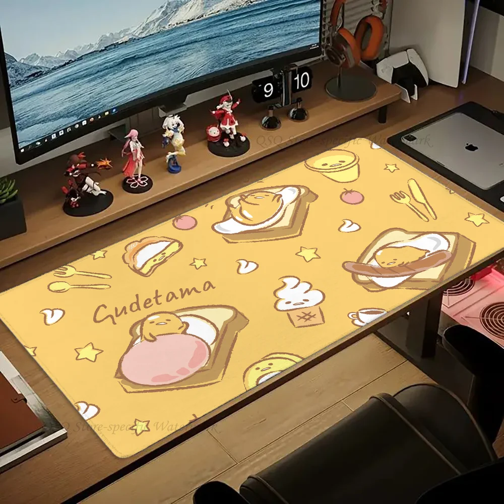 Lazy Gudetama-S Mousepad Mouse Mat Desk Mat With Pad Gaming Accessories Prime Gaming XXL Keyboard Pad Padding Mat