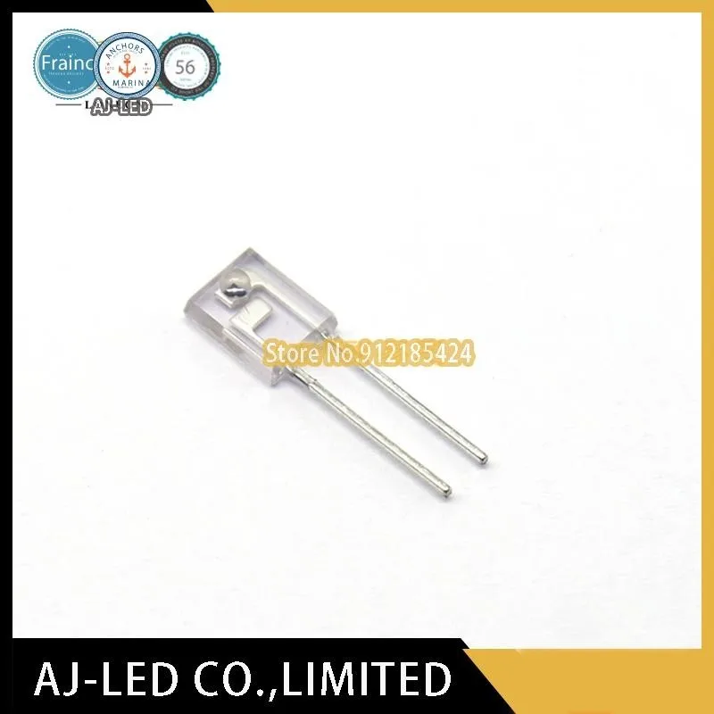 100pcs/lot PT908-7C-F Infrared Receiver Tube Phototransistor Side Square Wavelength 940nm Short Foot DIP2 new