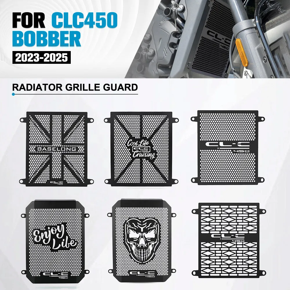 

For CFMOTO CLC 450 450CLC Bobbe CF MOTO CL-C450 2023 2024 2025 2026 Motorcycle Accessories Radiator Grille Guard Cover Protector