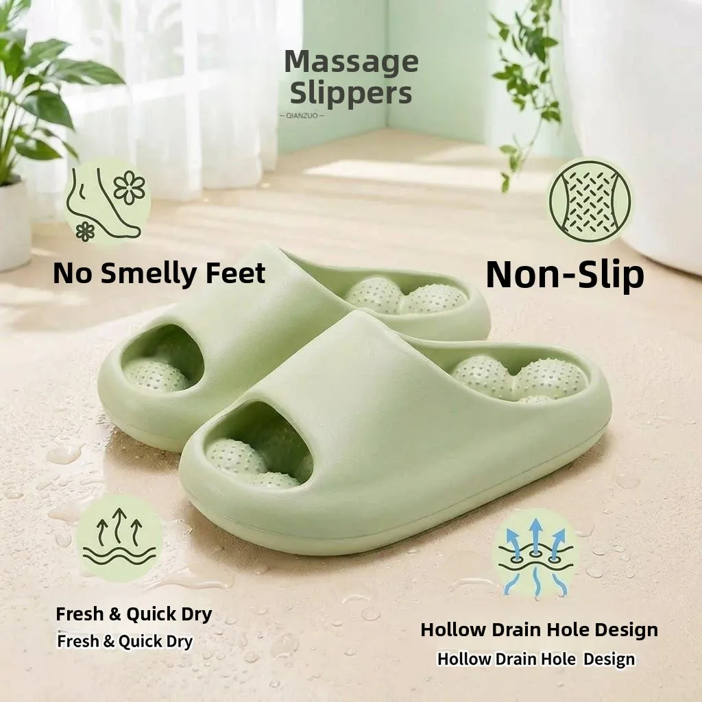 

Massaging Slip-Resistant Bath Slippers Hollow out Drain Design Summer Indoor Outdoor Sandals for Men And Women Casual Comfort...