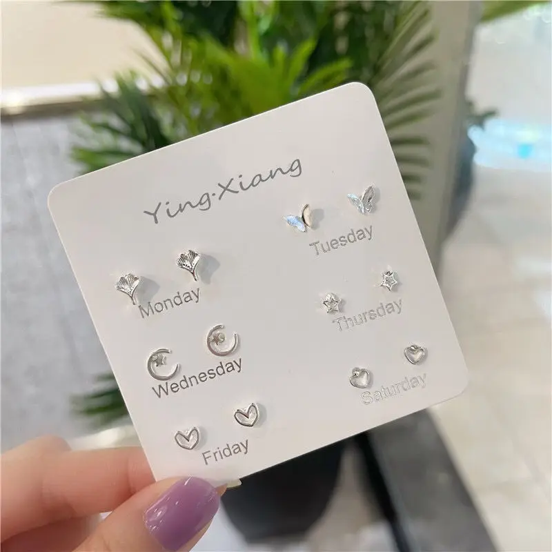 

S925 Silver Ear Piercing Studs Hypoallergenic Sleep Proof Earrings for Sensitive Ears Minimalist Dainty Everyday Cartilage Gift