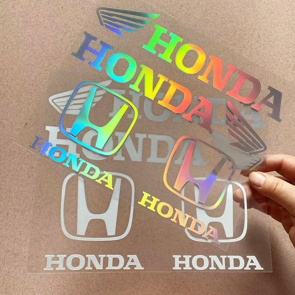 Suitable for Hondas Motorcycle Modification Stickers Fuel Tank Dirt Bike Helmet Fuel Tank Waterproof Reflective Car decoration