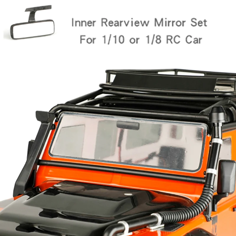 1 Uds. Para TRX4 SCX10 RD110 D90 MST VS4 # R040-1 RCDream 1/10 1/8 escala espejo retrovisor interior piezas decorativas simuladas
