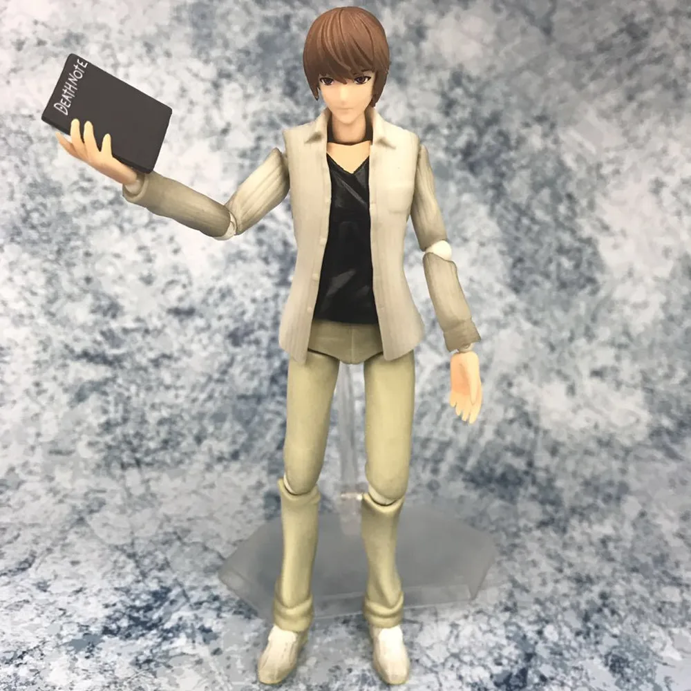 Anime Death Note Figutto figma Yagami Light PVC Model Anime Collection Action Figure Toy Gift