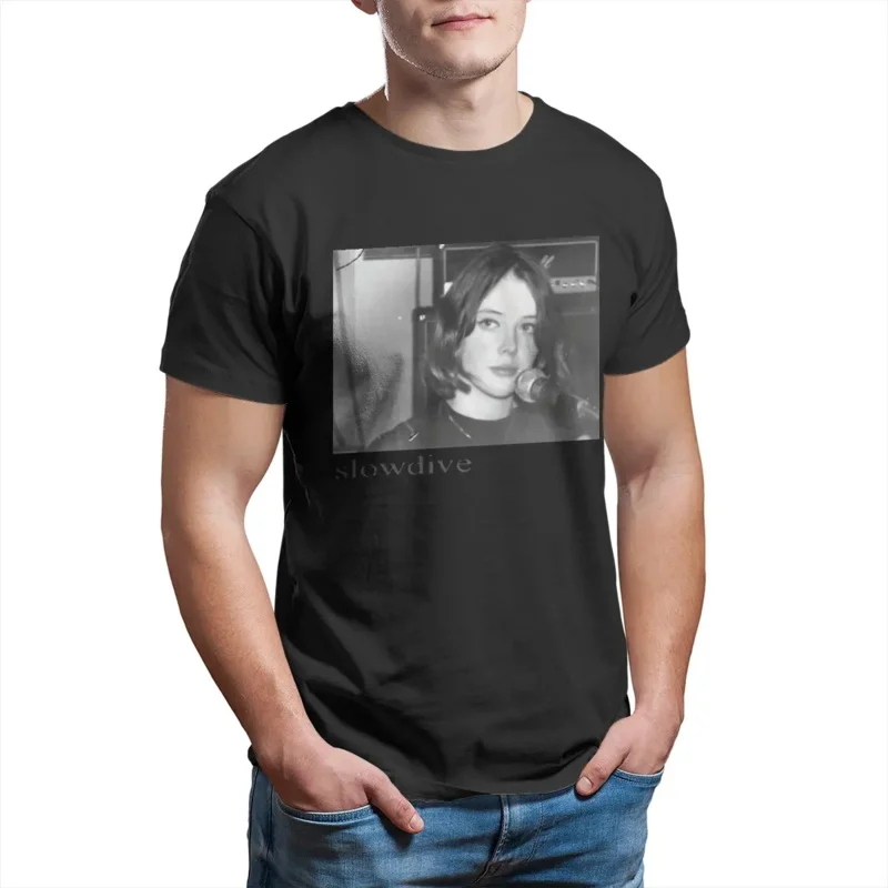 Slowdive Rachel T- Men Tour 90S Funny 100% Cotton Tee Shirt Round Neck Short Sleeve T Shirts New Arrival Clothes