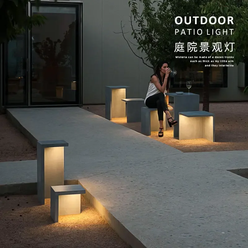 Outdoor Garden Light Waterproof Lawn Light Villa Landscape Garden Decorative Lamp Grass Floor Outdoor