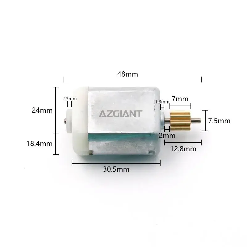 AZGIANT car Electric Door Lock Actuator 8 Teeth for Peugeot 308 MK2 508 SW 2.0 5008 MK1 12V FC-280SC-16200 auto Engine parts DIY 3