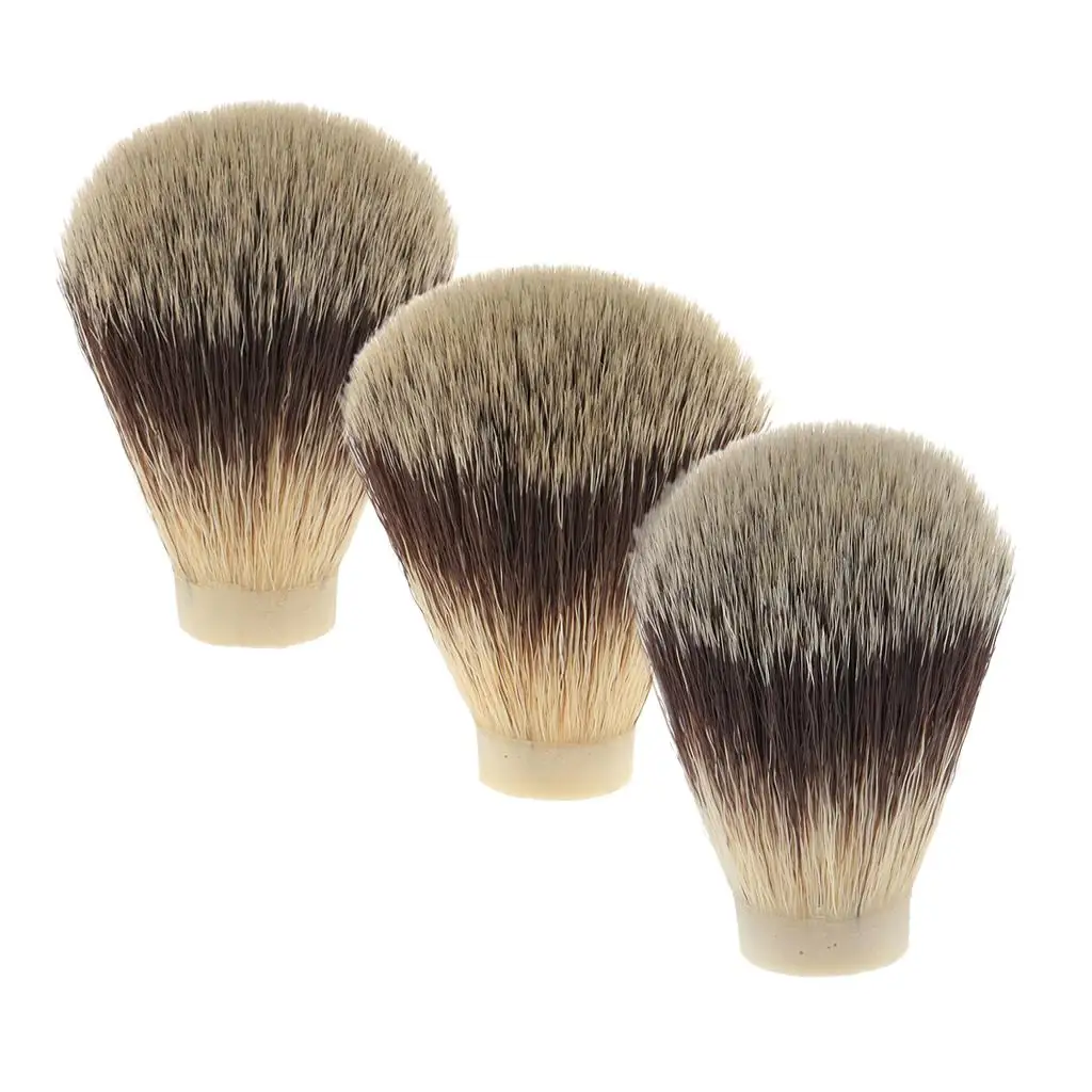 Shaving Knot Head Synthetic Nylon Brush Haircut Dust Cleaner for Shaving Tools Men Hairdresser