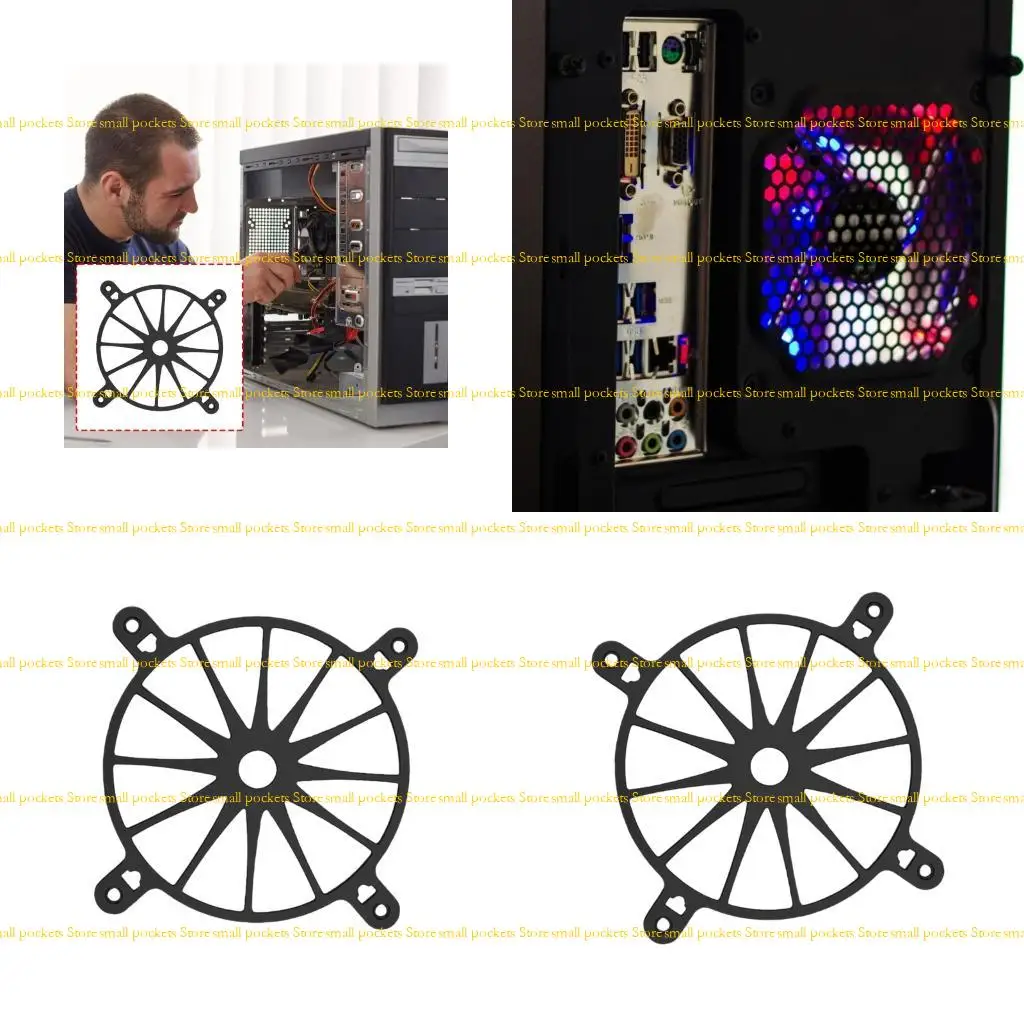 

R1WD Чехол для настольного компьютера Вентилятор Пылезащитный чехол Защитный кожух для рассеивания тепла Простое обслуживание