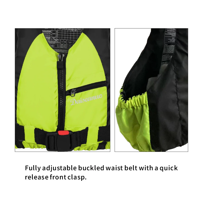 New CE Approved PFD Life Jacket Soft Buoyancy EPE Foam Life Vest Adult Child for All Paddlers Kayaking Drifting Water Sports