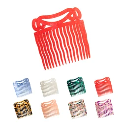 Vintage Hair Combs Colorful Acetate Hair Accessories Tortoiseshell Women Hair clips Flamenco Headdresses Comb Hair forks jewelry