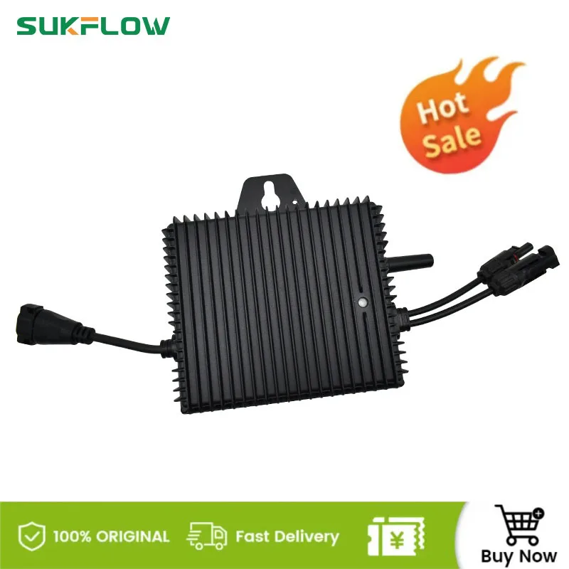 Sukflow MPPT 600w Micro Inverter Solar Grid Tie IP67 Automatic Identification DC16-60V Pure Sine Wave Power Inverters with WIFI