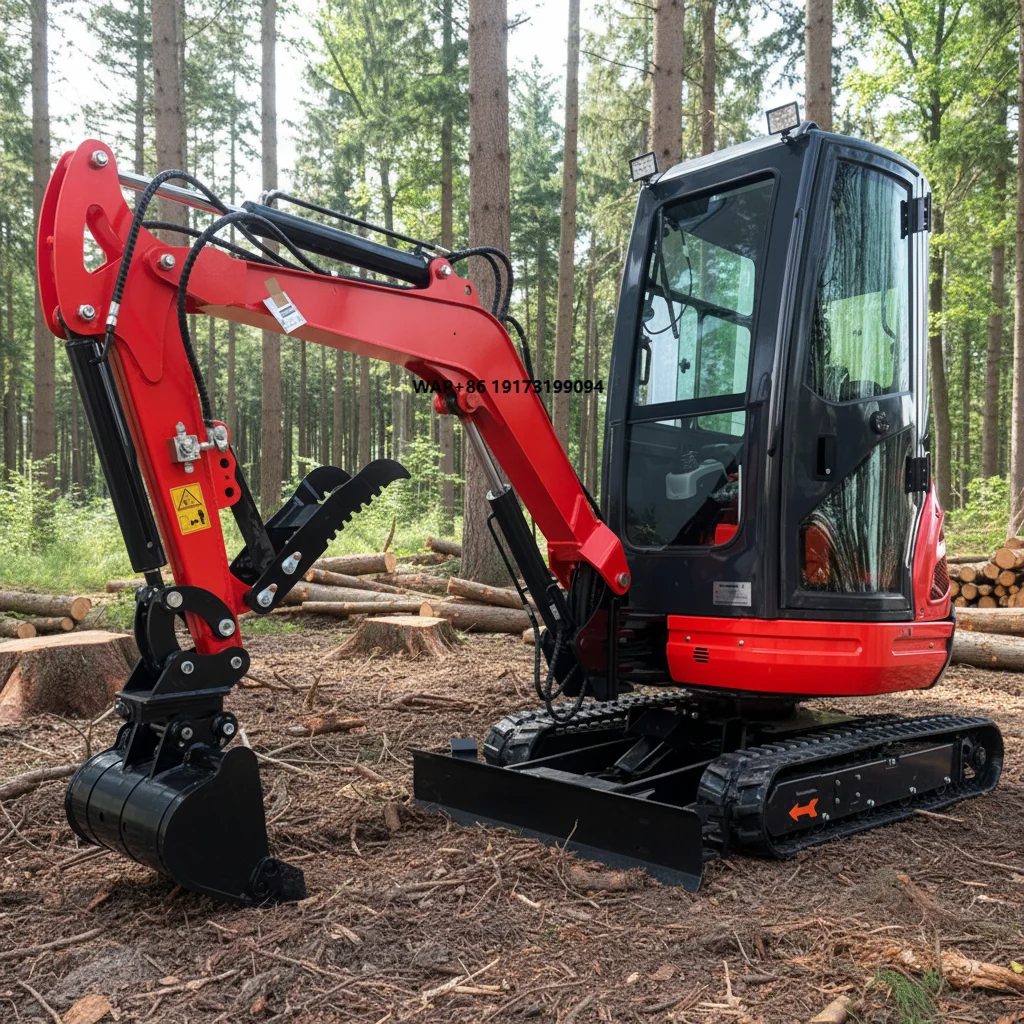 Kubota Engine Mini Excavator Ce/Epa Garden Use Micro Digger Mini Digger Excavators 2Ton Mini Excavators