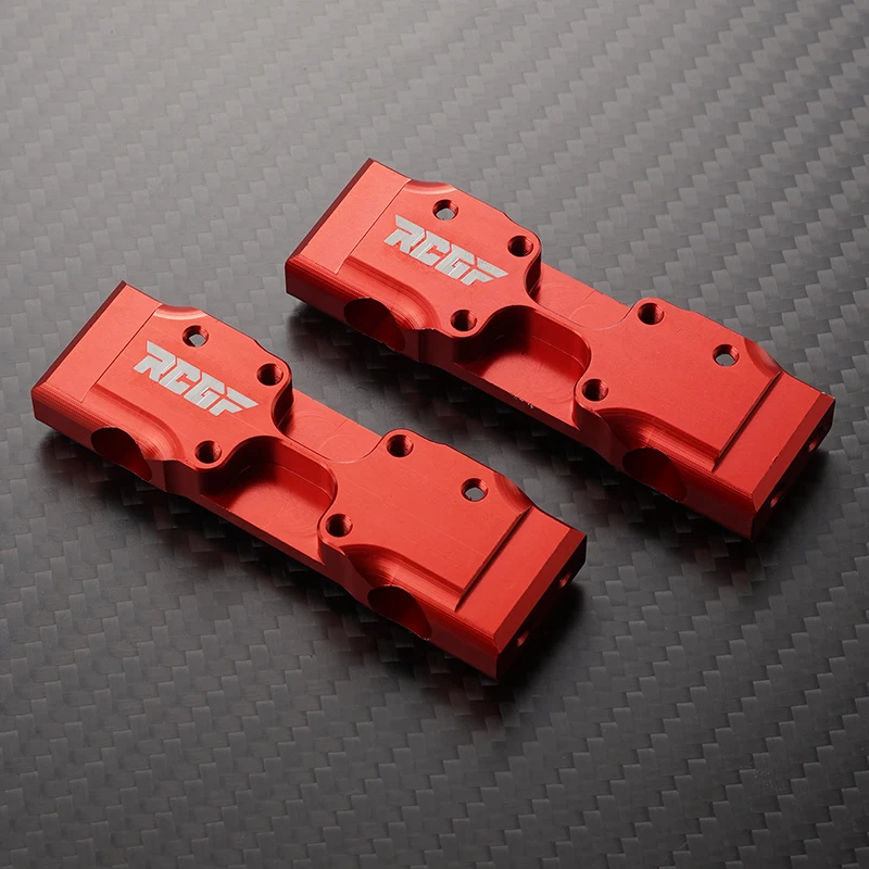 Aluminum Alloy 1/10 Front Rear Bumper Mount 2pieces Falling Protector Rc Front Rear Bumper Mount For GEN8 Red