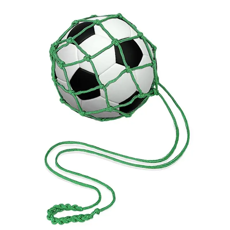 

Ball Net Bag Soccer Ball Storage Net With Drawstring Soccer Football Volleyball Storage Single Ball Carrier Multifunctional For