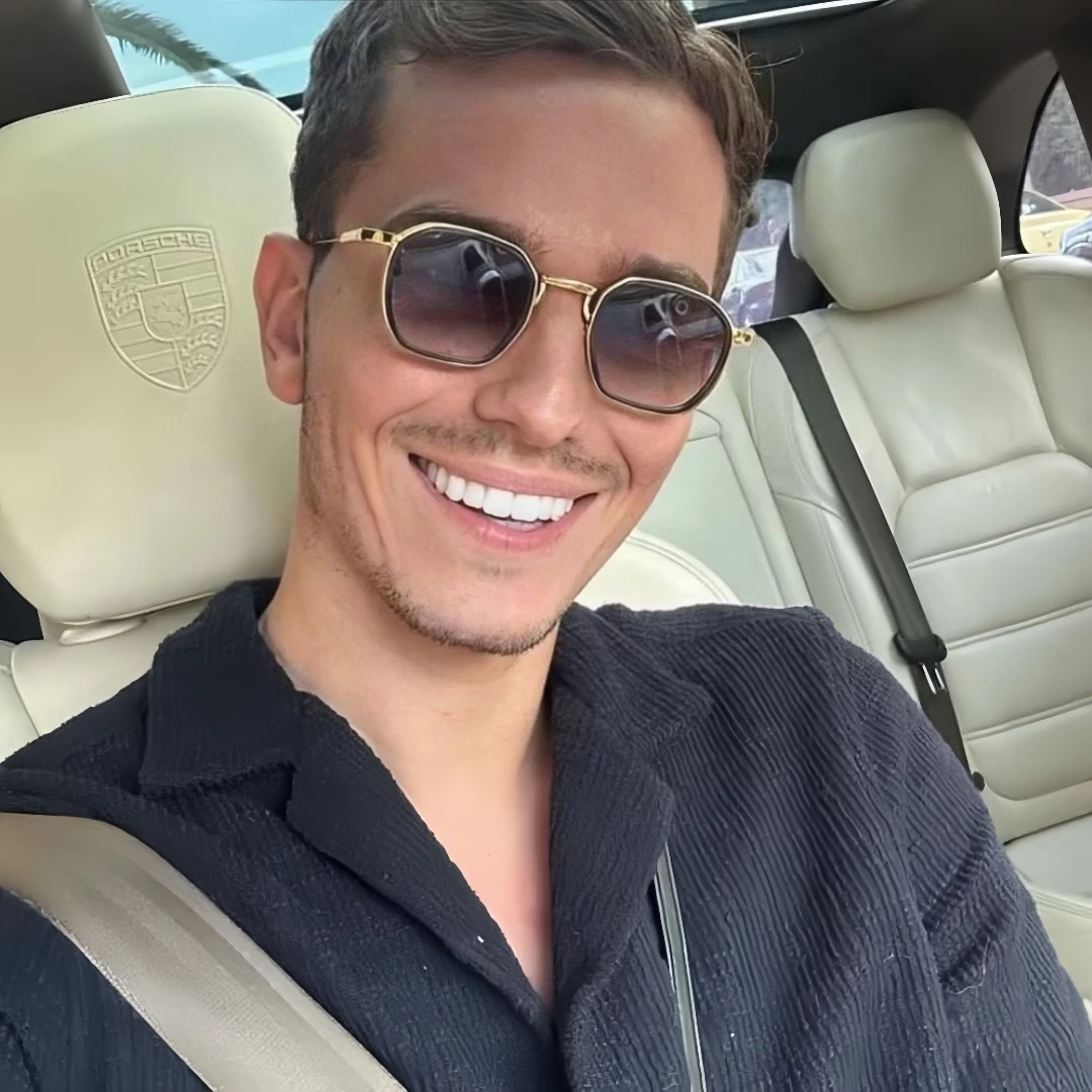 

Роскошные модные трендовые винтажные солнцезащитные очки в стиле Хеви-метал с ацетатом LEO, UV400, ретро, квадратные, унисекс, высшего качества