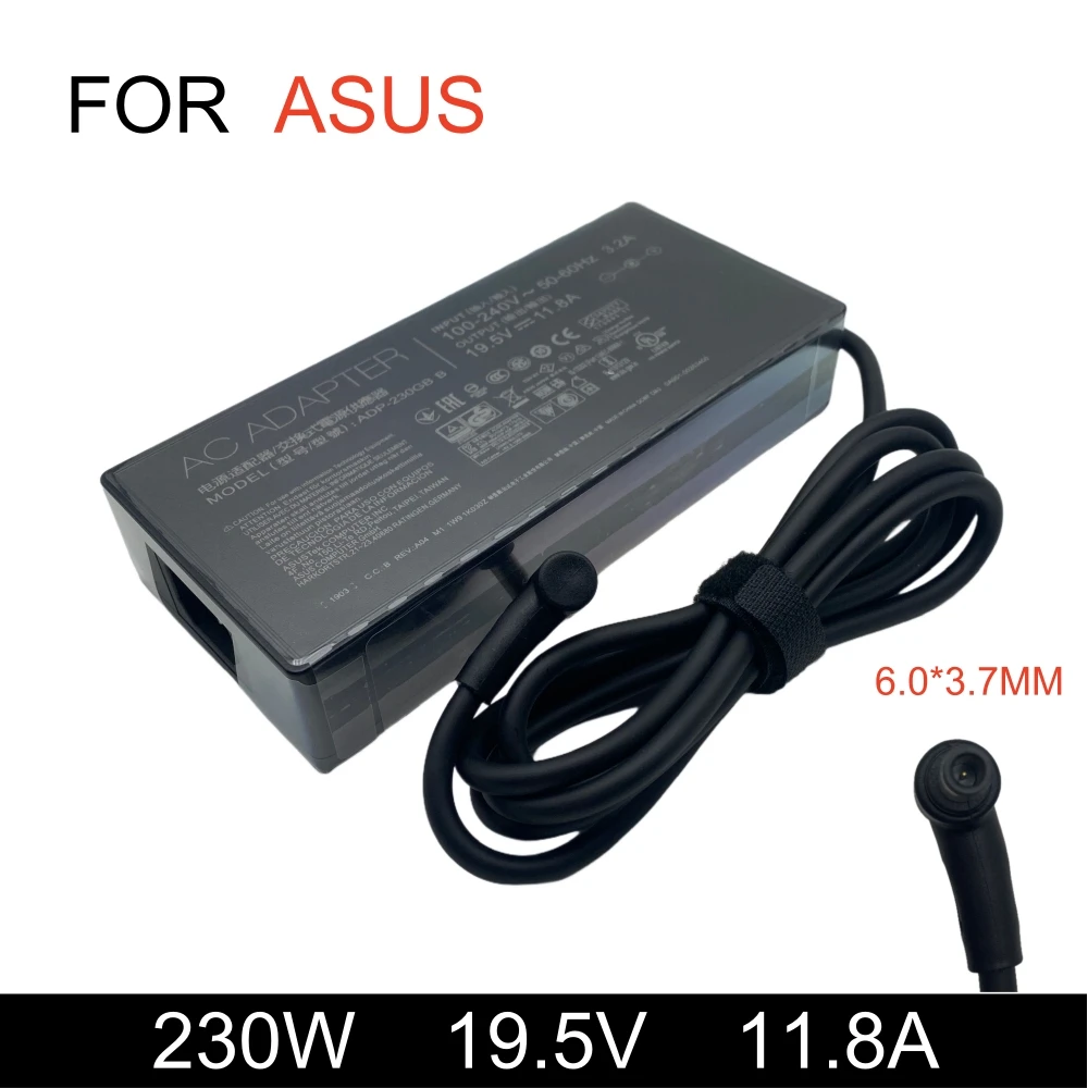 

Оригинальный адаптер питания для ноутбука 19,5 В 11,8 А 230 Вт, зарядное устройство для ASUS ROG Strix G G G731 G731GW ADP-230GB B