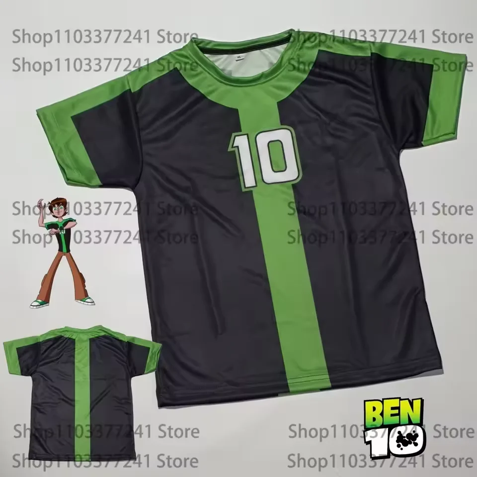 

Новое поступление 2024 года, футболки для косплея Ben Tennyson Omnitrix Ben10, детская футболка с 3D принтом в стиле аниме, летние мужские и женские топы большого размера Y2k
