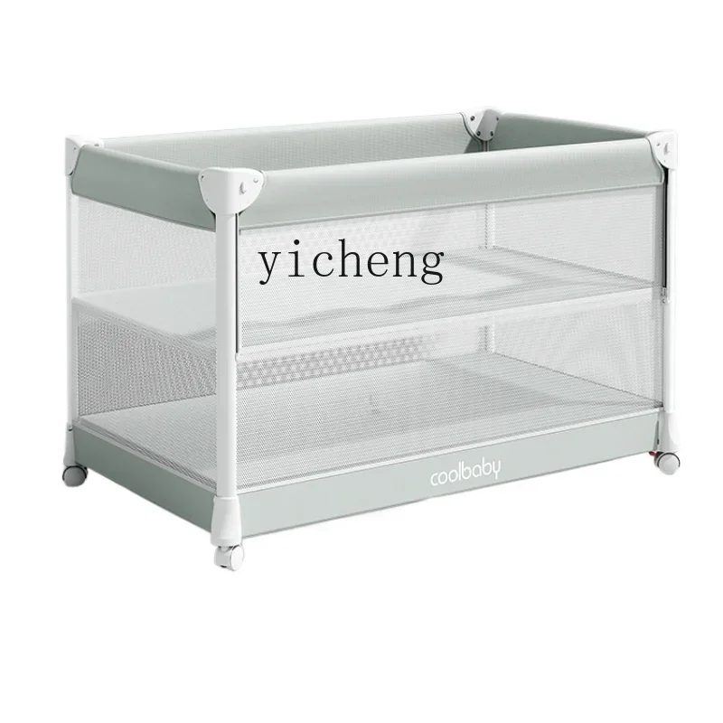 

Tqh Baby Stitching Bed Newborn Baby Multi-Functional Portable Foldable Splicing Bed