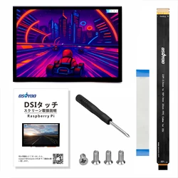 OSOYOO 4.3 Inch IPS RPi5 LCD Capacitive Touch Screen Display 800×480 DSI Interface for Raspberry Pi 5 4 3 2 Model B A