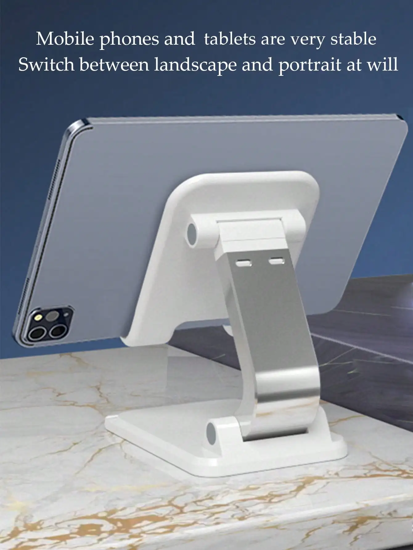 Universal Retractable Lazy Bracket Foldable Phone Tablet Holder for Bedroom Office Travel