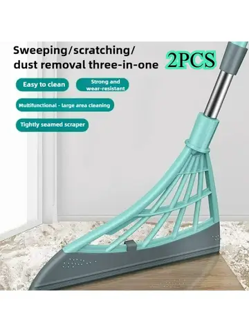 Silicone Magic Rubber Broom Mop Hand Dust Brooms Home Floor Cleaning Squeegee Wiper Toilet Bathroom Mops Witches Tools