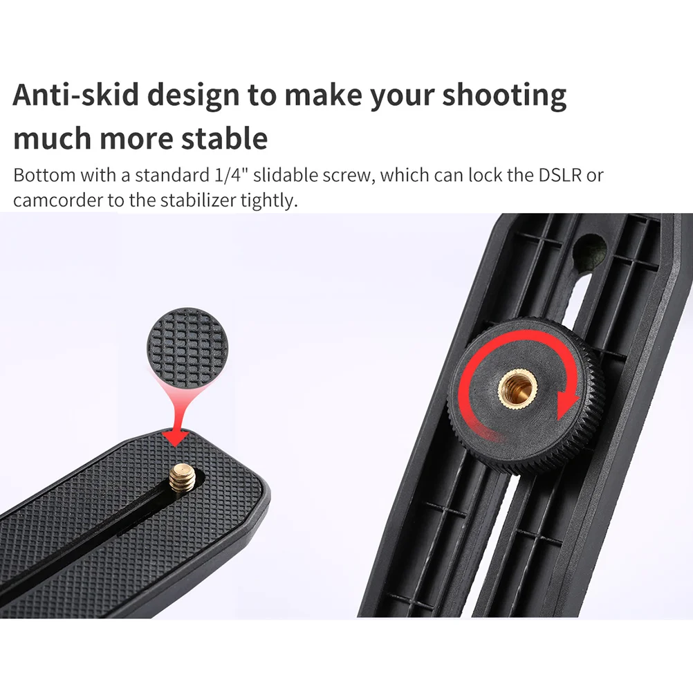 

1 pc Stable Camera Stabilizer Folding U-Shaped Video Rig Dslr Camcorder Holder Universal Screw Interface Multipurpose Hand-Held