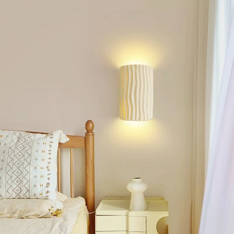 Bedroom bedside wall light, cream style living room background wall decoration light, corridor corridor atmosphere LED light