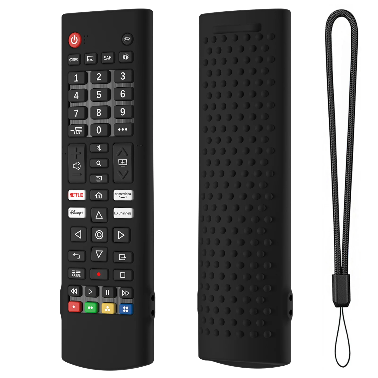 Silikonowe etui ochronne pasujące do LG AKB 75375604 AKB 75095302 AKB 73715601 Osłona pilota LG AKB Series Smart TV